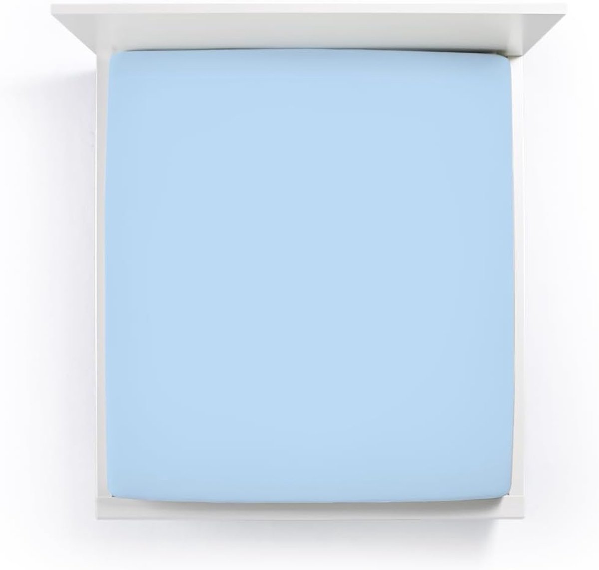 Fitted sheet Bella Donna - single jersey - uni design - geschikt voor waterbedden - SnelShoppen