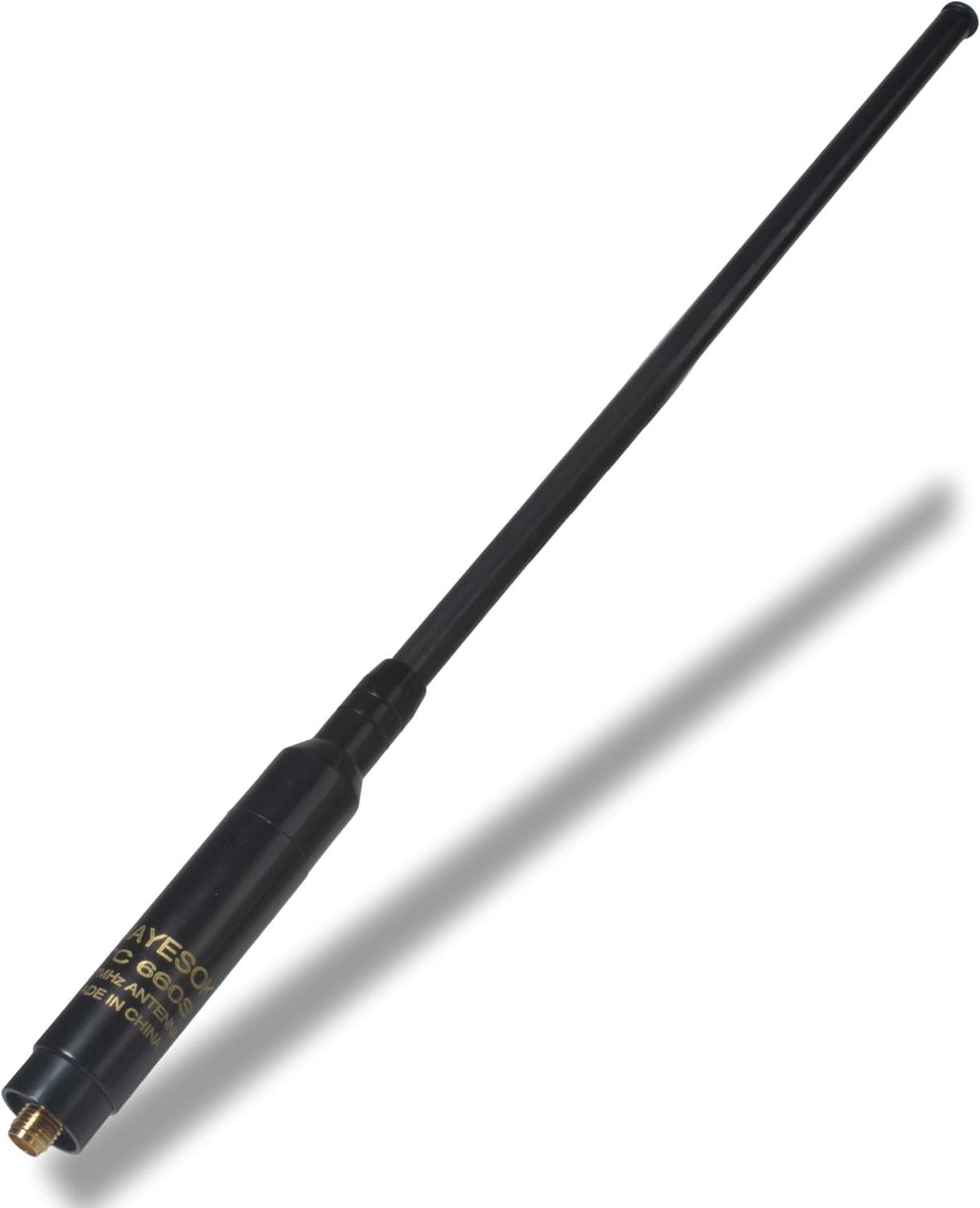 Telescopische antenne CB-radio 27 MHz - uittrekbaar 28-109 cm - SMA-aansluiting - draagbaar voor Quansheng en Radtel - SnelShoppen