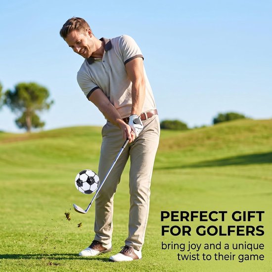 Golfballen 3 stuks - voetbalmodel - kleurrijk ontwerp - grappige cadeaus voor golfers - SnelShoppen — afbeelding 5