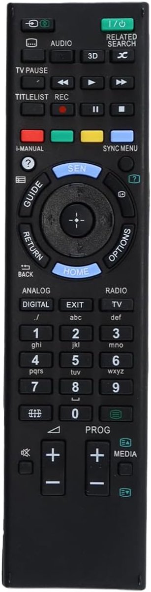 Afstandsbediening Smart TV - Origineel RM-ED052 - Vervangend model - Geschikt voor meerdere TV's - SnelShoppen