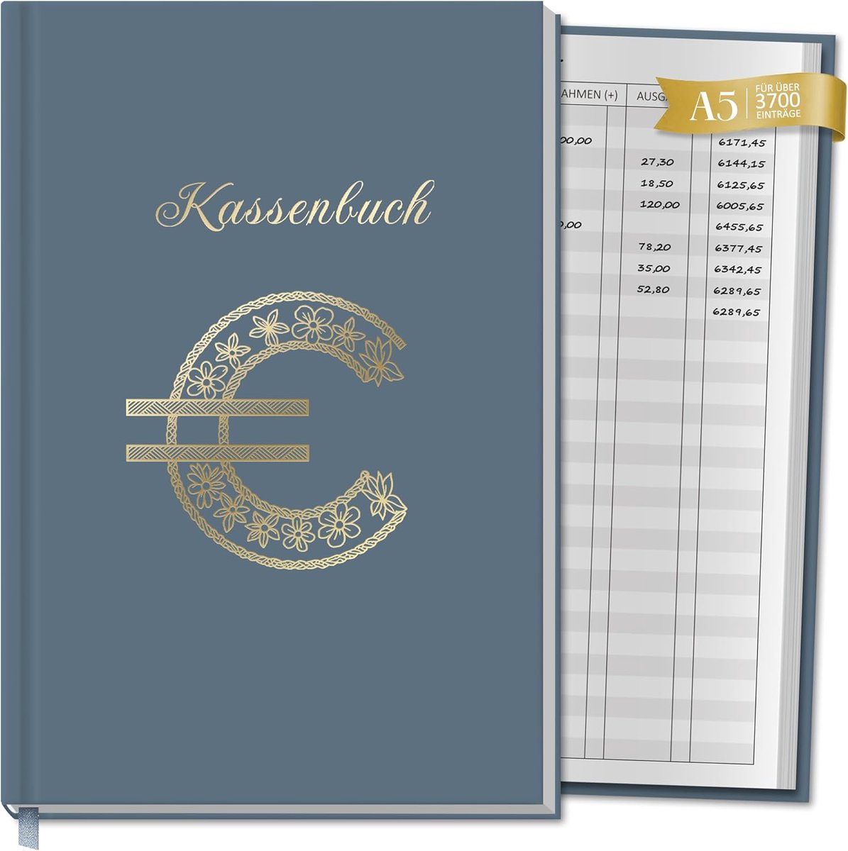Budgetboek A5 - Morandi Blauw - Harde Kaft - Perfect voor persoonlijke financiën - SnelShoppen
