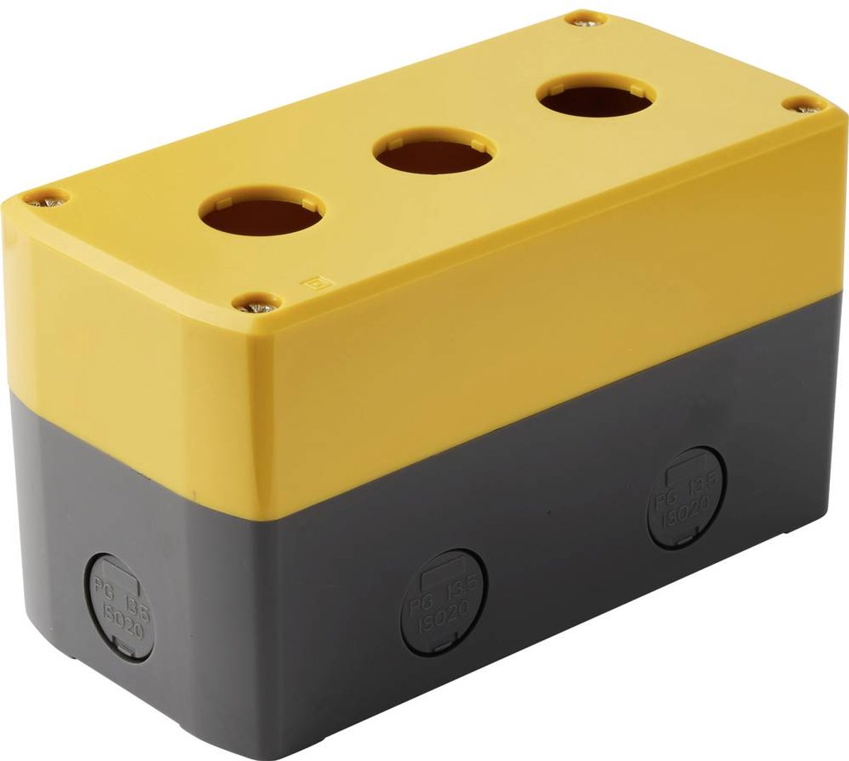 TRU COMPONENTS TC-BXB-3/22/Y TC-14807680 (l x b x h) 150 x 75 x 85 mm Geel 1 stuk(s)