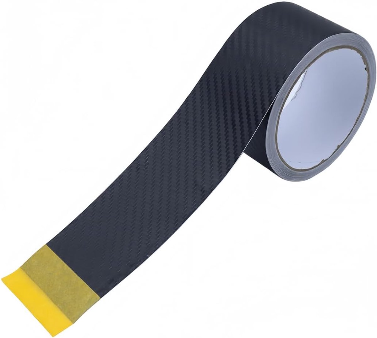 Koolstofvezel zelfklevende tape 5cm x 10m - 3D zwart vinyl - lakbescherming voor voertuigen - SnelShoppen