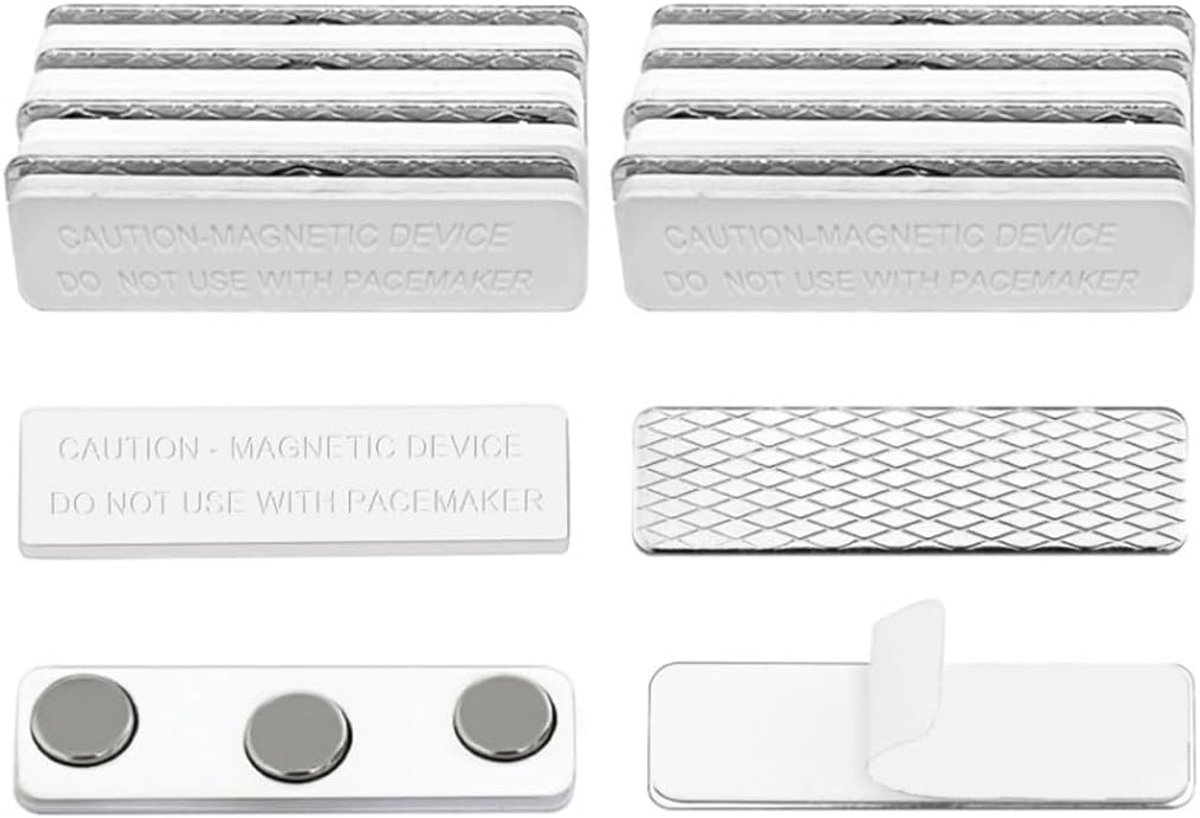 Magneetsluitingen 8 stuks - Zelfklevende clips - Wit - Ideaal voor gordijnen en muggennet - SnelShoppen