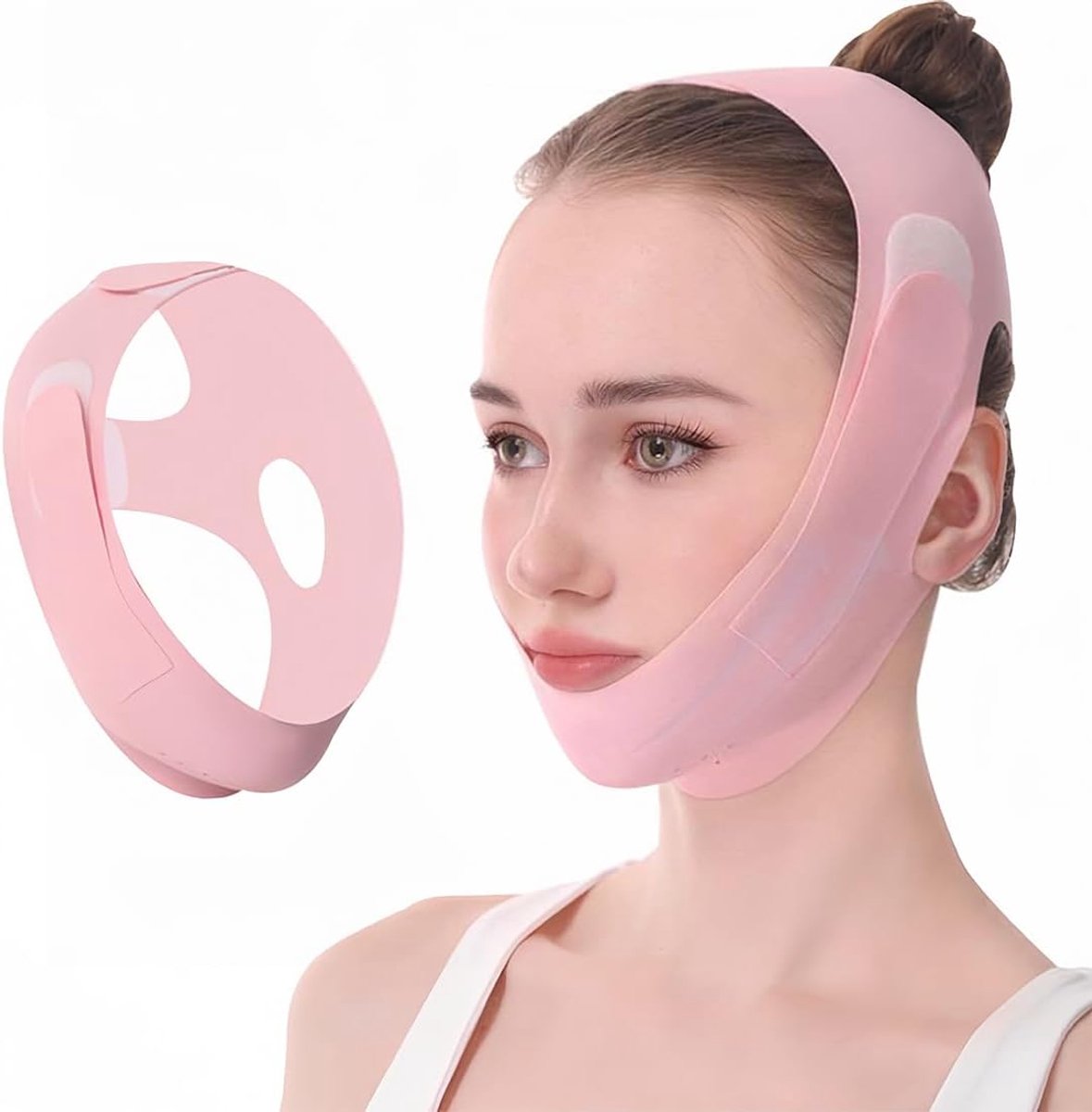 Face Slimming Belt - V-vormig masker - Elimineert verslapte huid - Verstevigt en verfijnt gezicht - ShopVlot