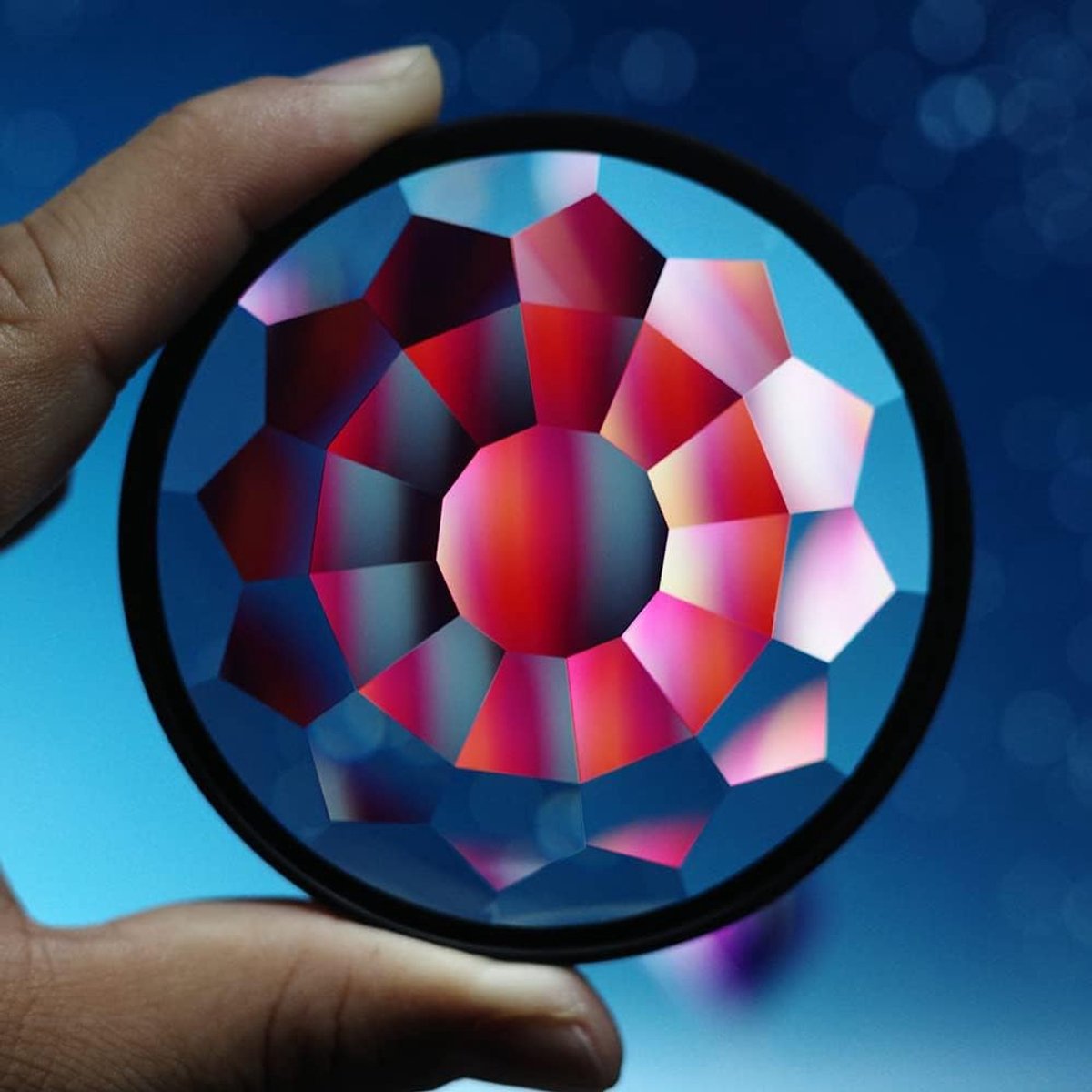 Kaleidoscoop prisma lensfilter 77mm - K9 glas - meerdere refractie-effecten - hoogwaardig beeldkwaliteit - ShopVlot