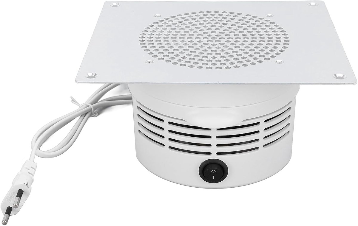 Nageldustcollector - krachtige ventilator - duurzaam met metalen behuizing - houdt werkruimte schoon - ShopVlot