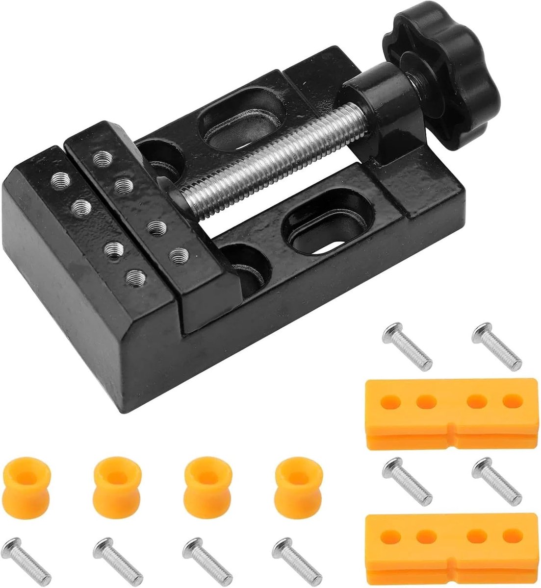 Mini-bankschroef 57 mm - Tafelschroefbank - Multifunctioneel - Ideaal voor sieraden en handwerk - ShopVlot