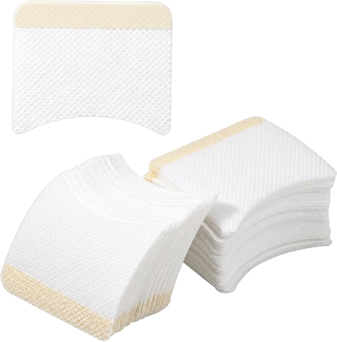 Oogschaduwbeschermpads 200 stuks - 3,7 x 4,5 cm - wegwerp - perfecte make-uplook - ShopVlot