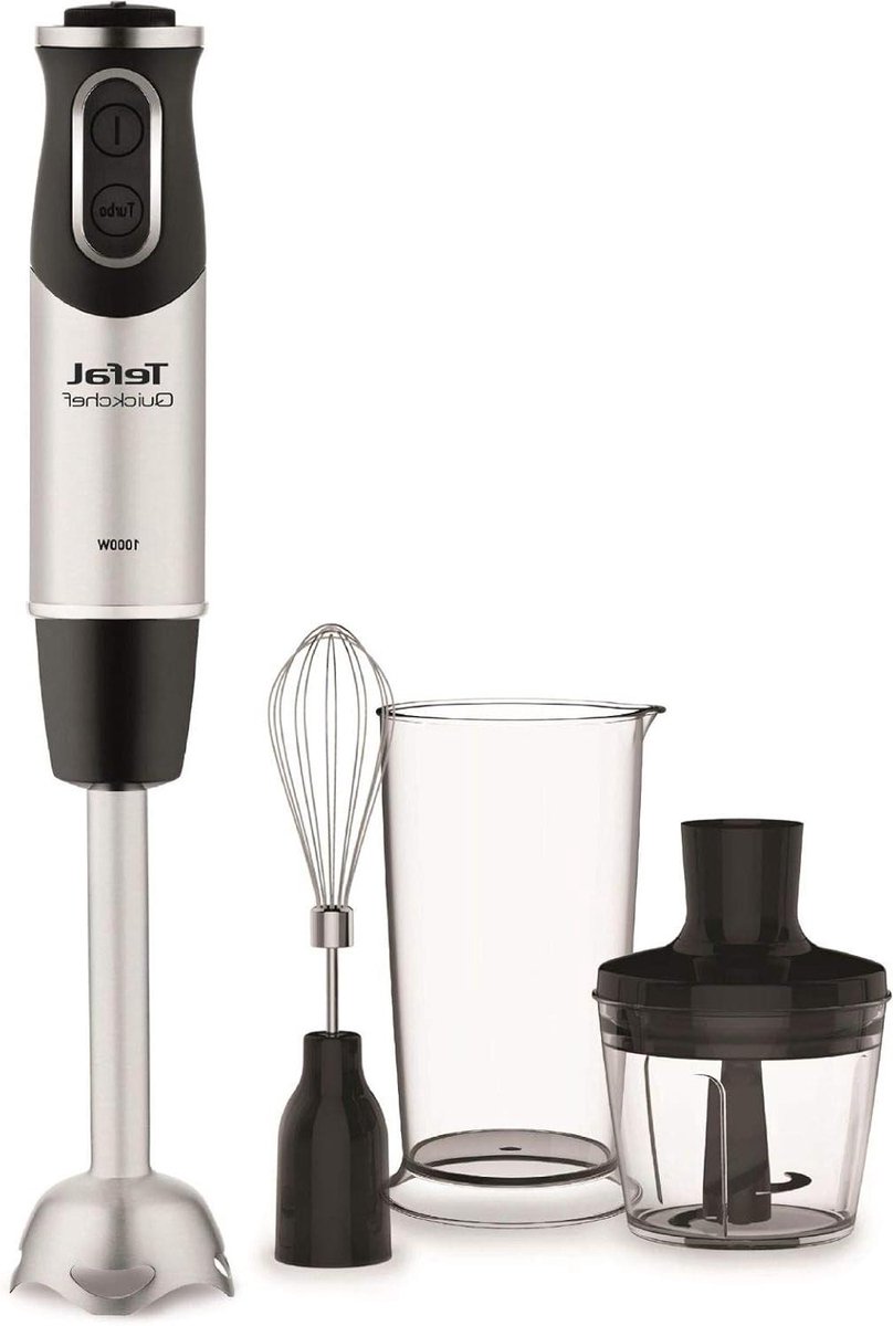 Staafmixer Set - Handmixer Keukenmixer - Gladde Sauzen Maken - Krachtige Motor - 0.8 L - Zwart