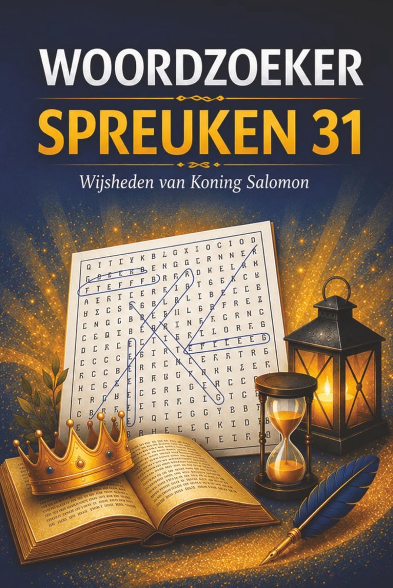 Woordzoeker Spreuken 31 - Wijsheden van Koning Salomo - Versterk je kennis - Leuk voor alle leeftijden - ShopVlot