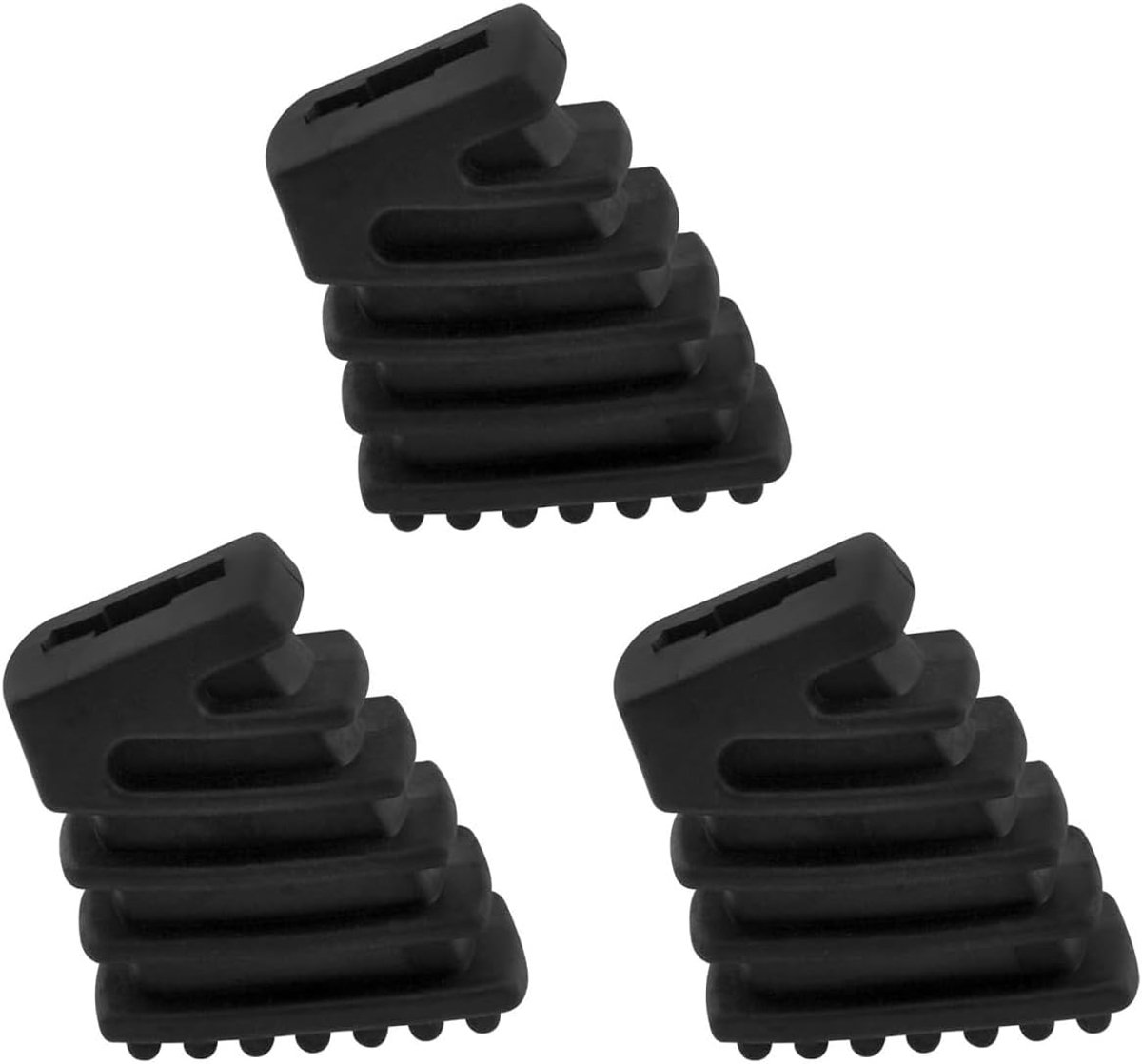 rubber drum voeten 3-pack - vervangend onderdeel - verhoogt stabiliteit - voor veilige optredens - ShopVlot