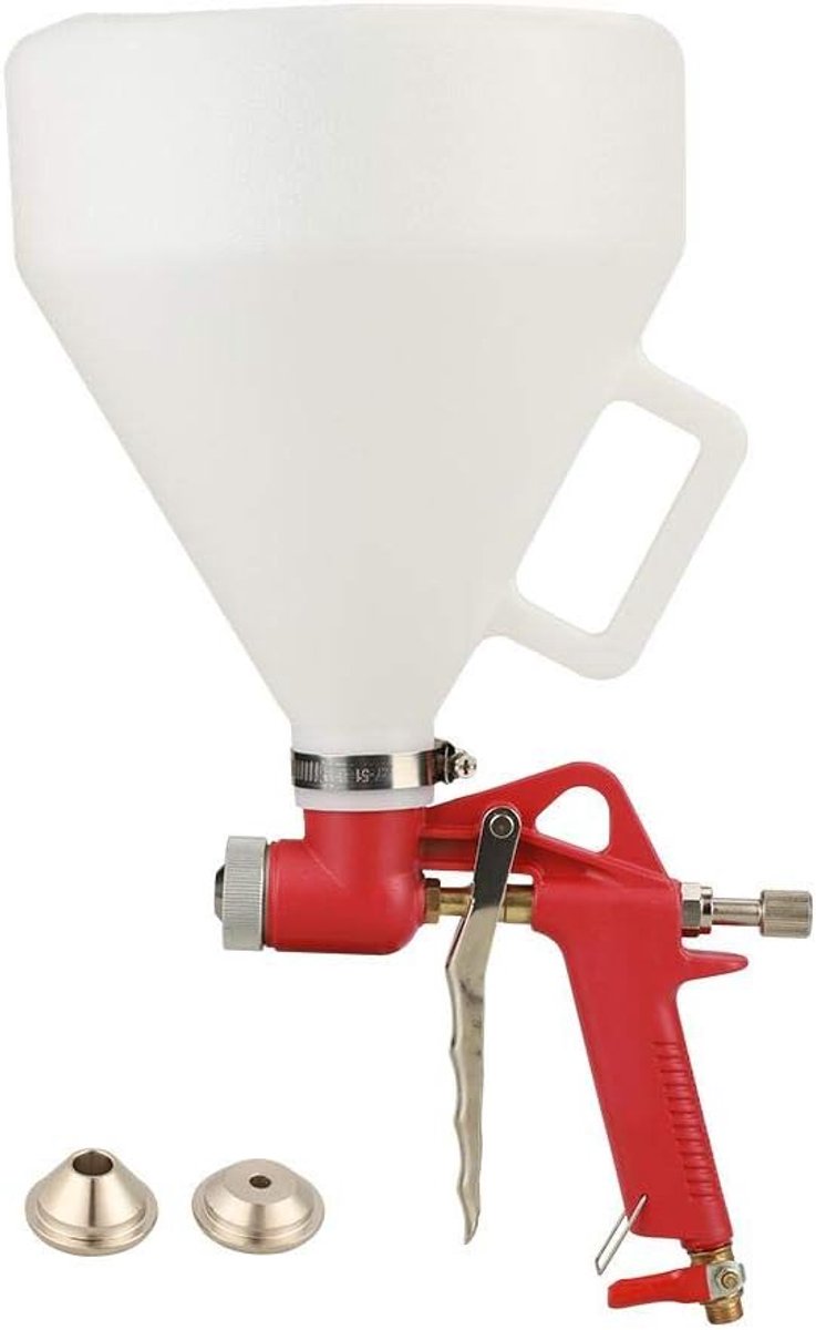 Spuitpistool 6L tank - aluminium - 3 verwisselbare nozzles - ideaal voor gipswerk - ShopVlot