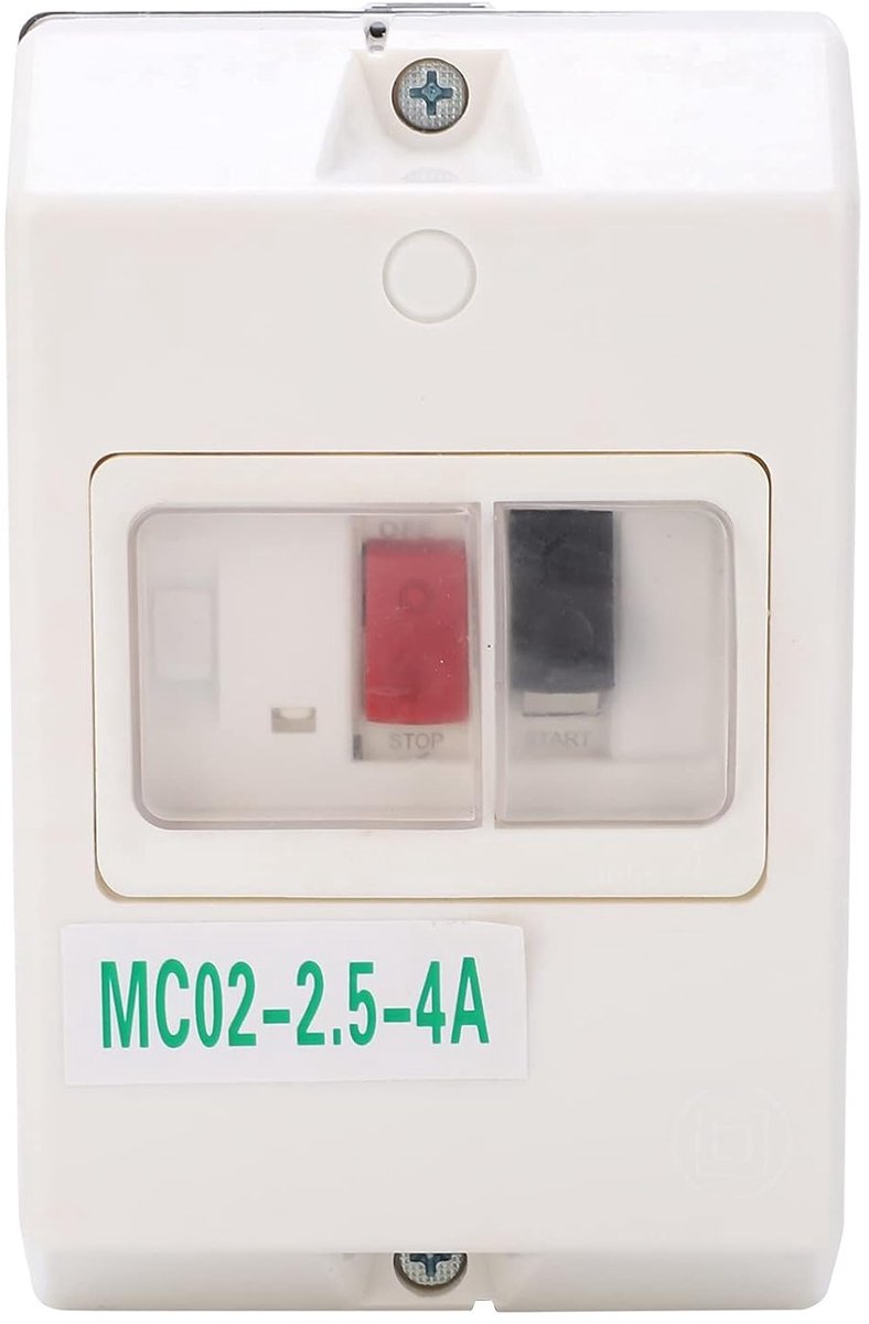 Motorbeschermschakelaar 2.5-4A - IP55 Waterdicht - Asynchrone motorcontrole - Betrouwbare werking - ShopVlot