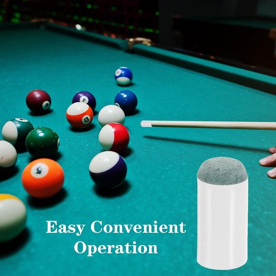 Pool cue tips 60pcs - slip-on vervangset - neopreen rubber - ideale oplossing voor tip vervanging - ShopVlot — afbeelding 4