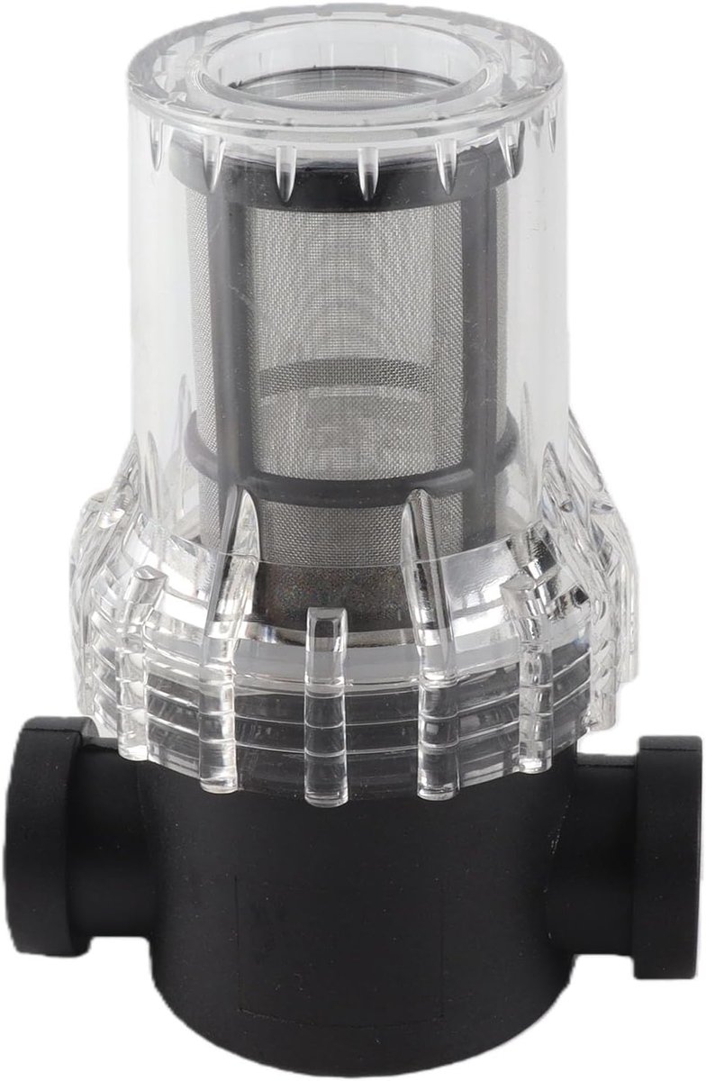 Inline waterfilter 3/8" - 100 micron RVS - voor bierfiltering - verbeter smaak en helderheid - ShopVlot