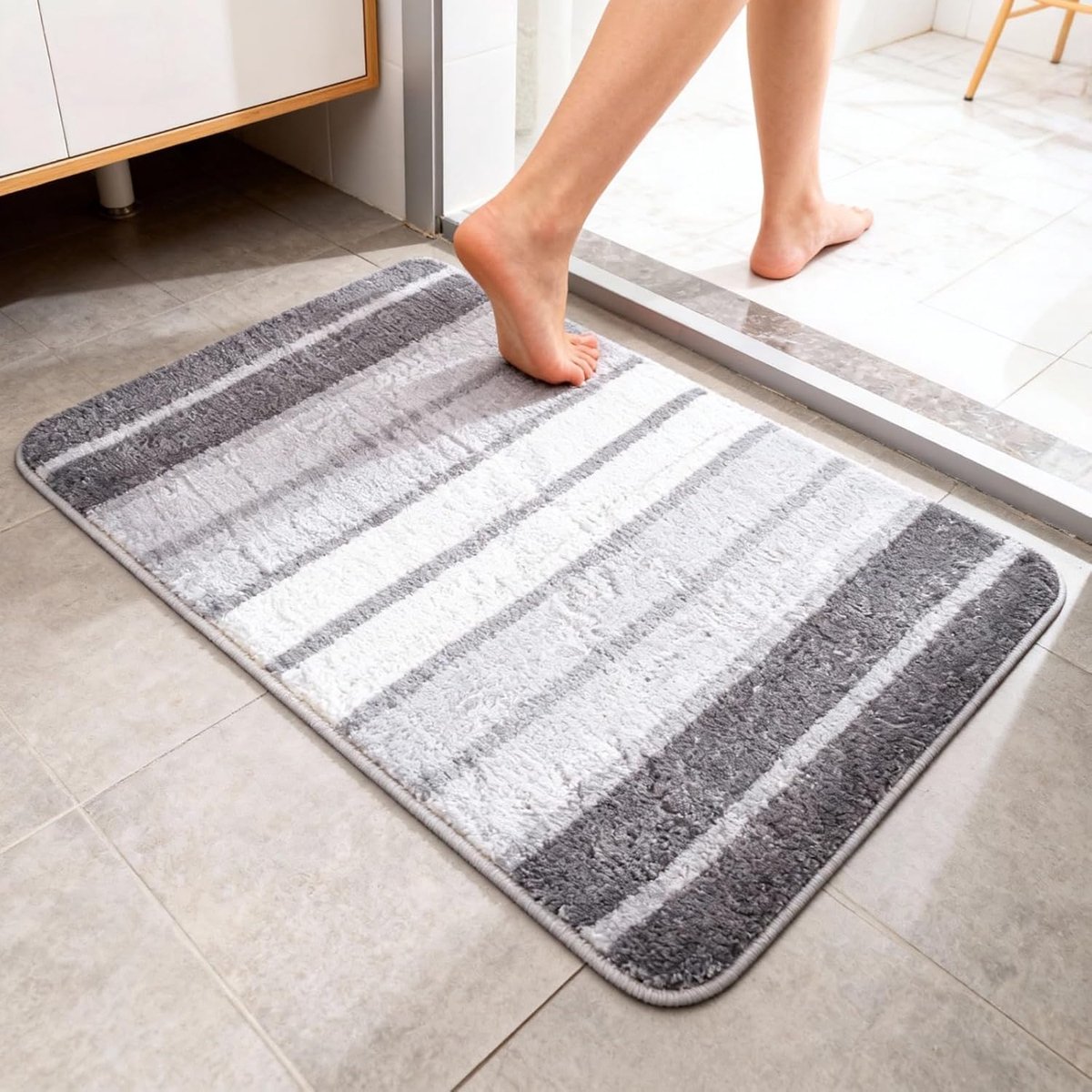 Badmat 40 x 60 cm - Microfibre - Absorberend en Antislip - Zacht en Sneldrogend - SnelShoppen