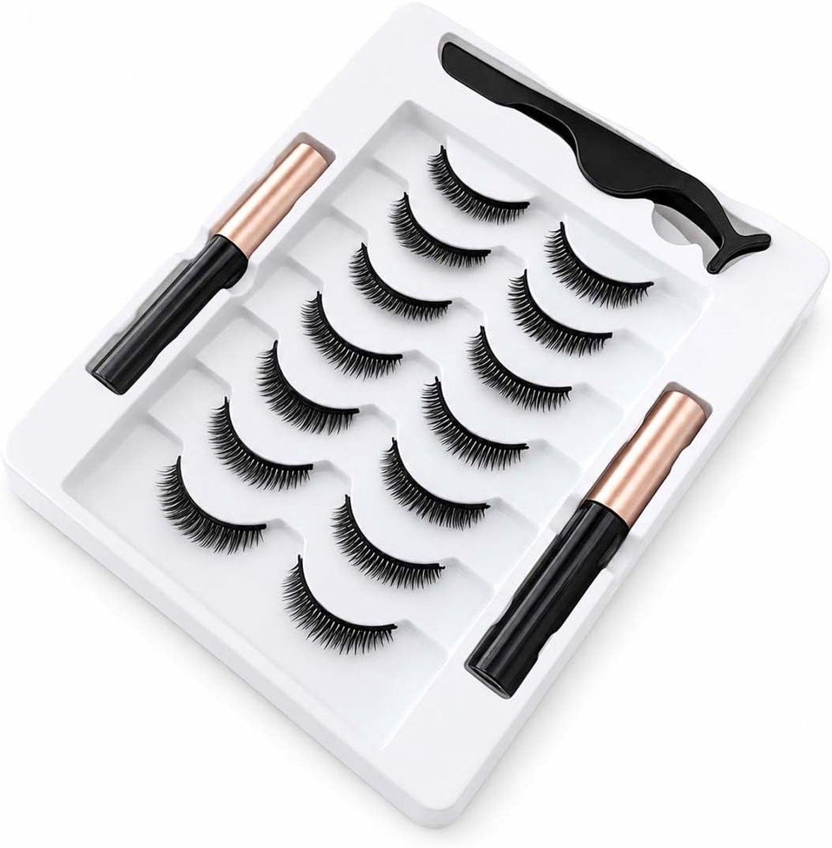 Magnetische nepwimpers 7 paar - Natuurlijke stijl - Ultra licht en herbruikbaar - SnelShoppen