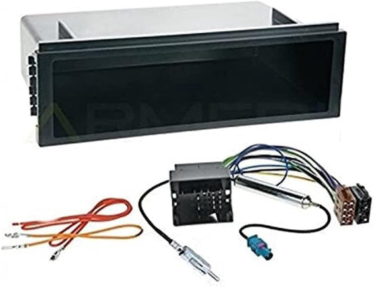 Radio paneel frame 1 DIN - antenne adapter - ISO aansluiting - geschikt voor Volkswagen - SnelShoppen