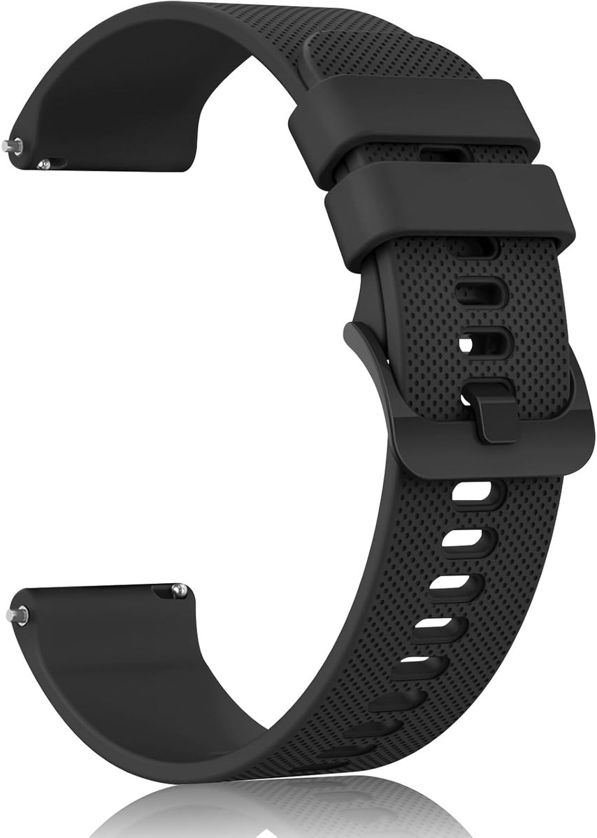 Horloge band 22mm - Siliconen vervangband - Zacht en comfortabel - Voor eenvoudig gebruik - SnelShoppen