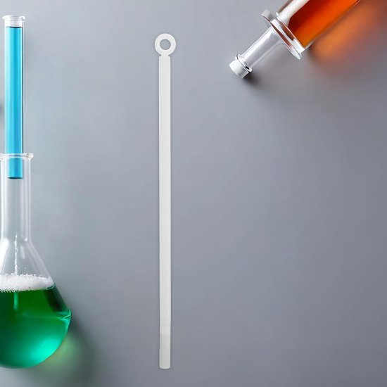 Magnetische Roerstaaf - Laboratorium Roerder - Vloeistoffen Mengen - Chemisch Bestendig PTFE - 30 cm - Wit — afbeelding 4