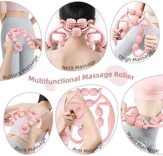 Massageroller voor benen, spiertherapie-massagestaaf, anti-cellulitis massageapparaat en lymfedrainage, cellulitis roller, massageapparaat massageroller voor benen, dijen — afbeelding 4
