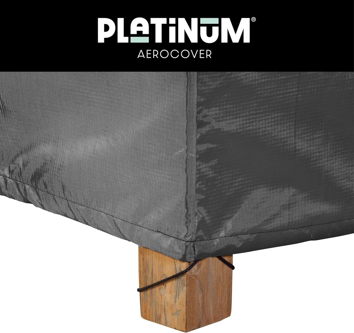 Tuinset hoes 260x150xH85 - ademend ripstop polyester - sterk en lichtgewicht - beschermt tegen weersinvloeden - SnelShoppen
