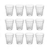 Verres à shot – 12 pièces – Design classique en verre cannelé – Petits verres à liqueur – 45 ml