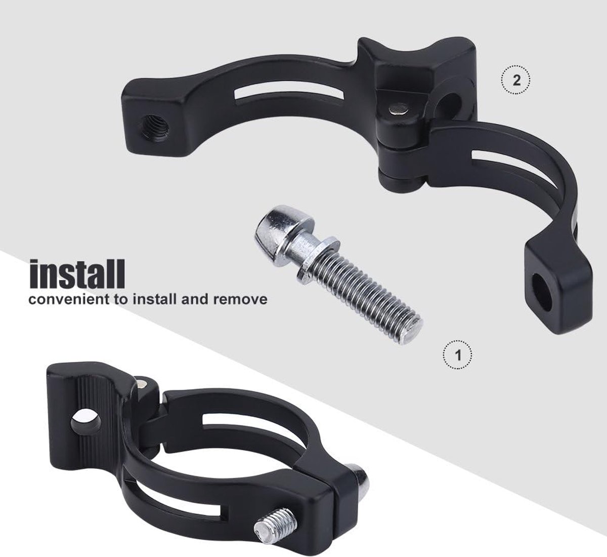 Fiets-aftrekklem van aluminiumlegering remschakelbuis schakelklem voor het solderen van de derailleur.