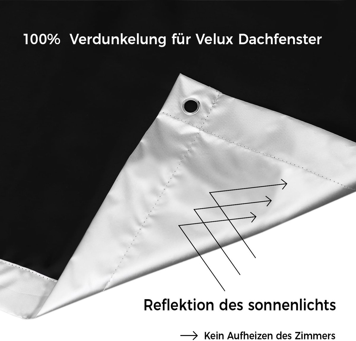 Verduisteringsrolgordijn 6/14-43 x 118 cm - zonder boren - thermisch isolerend - ideaal voor slaapkamer - SnelShoppen