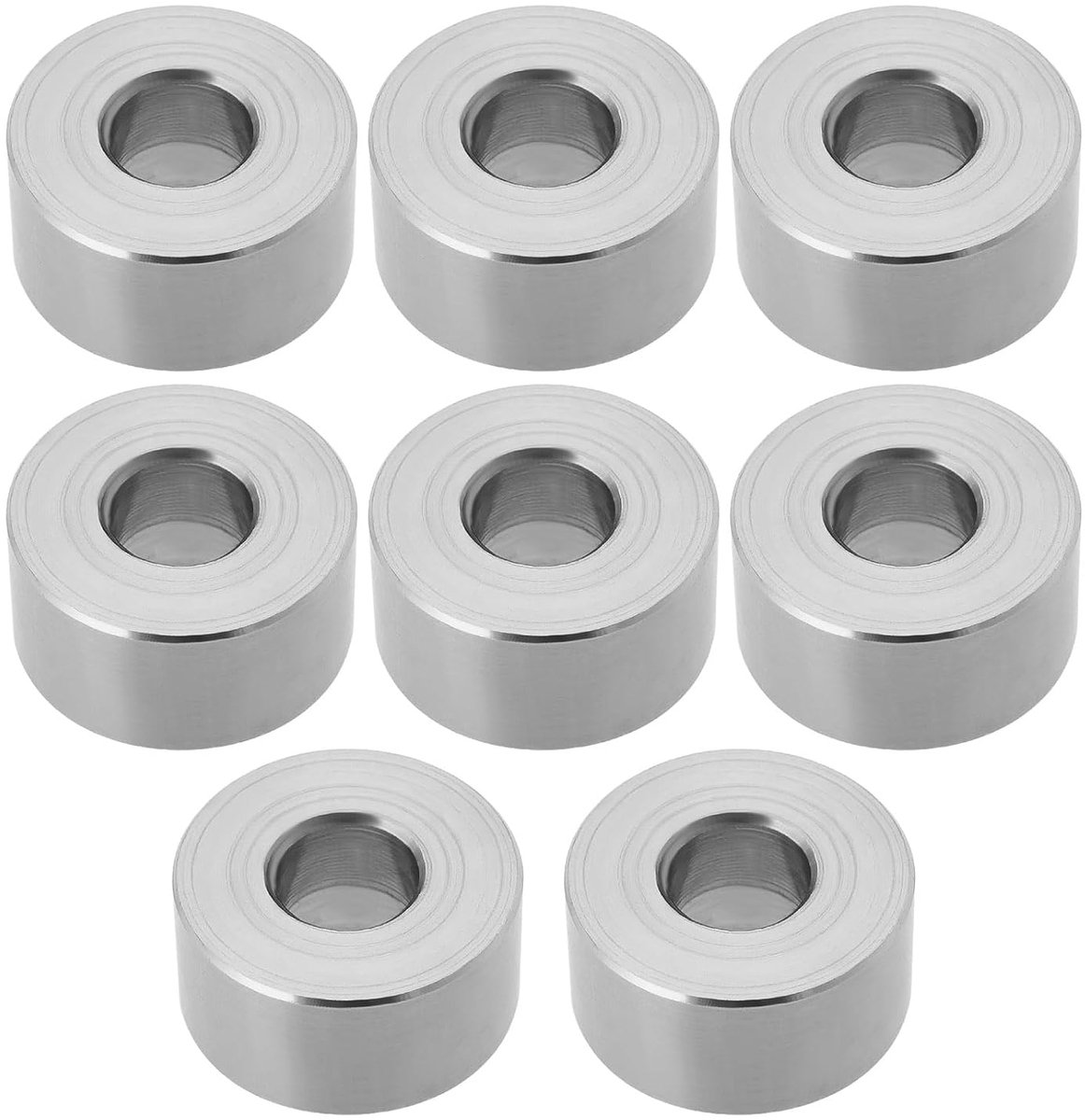 8 stuks afstandshulzen van roestvrij staal 304 M8 zonder schroefdraad IDxOD 8,2 x 20 mm hoogte 10 mm voor mechanische metalen apparaten