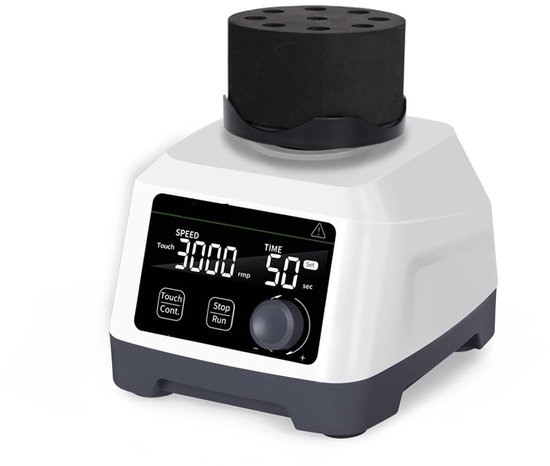 Laboratorium Mixer - Oscillator Shaker - Efficiënt Mengen - LCD Scherm - 3000 tpm - Zwart — afbeelding 5