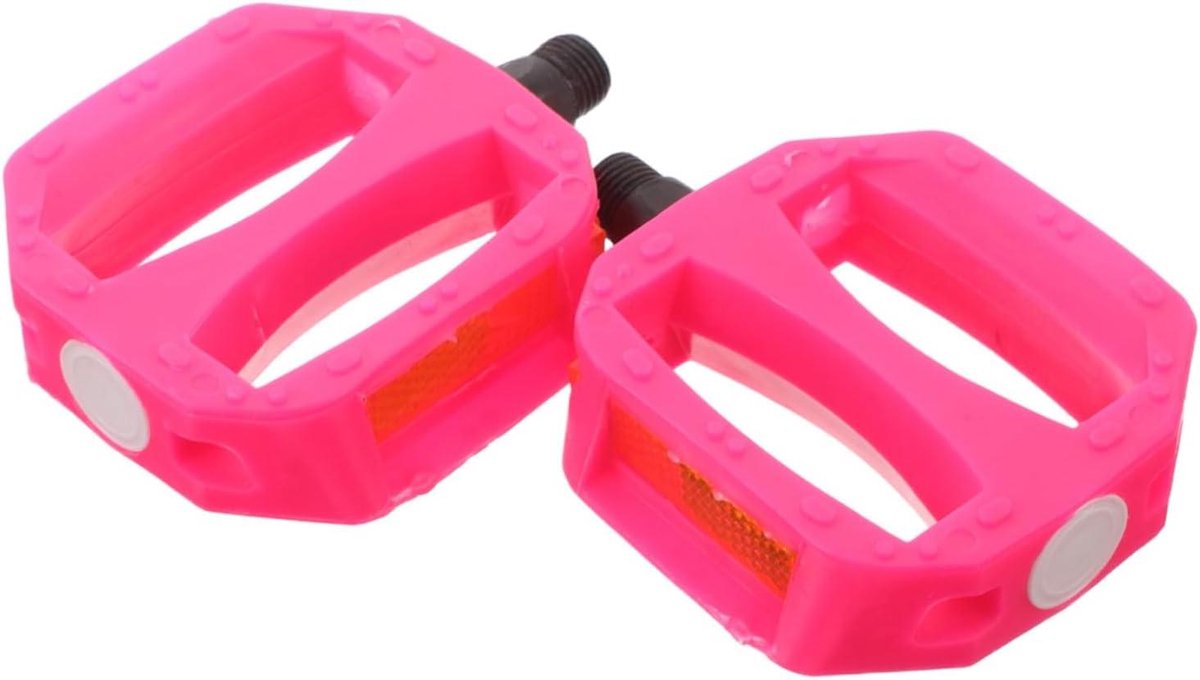 Kinder Fiets Pedalen - Kindervoetsteunen - Veilig Fietsen - Antislip Grip - 9 x 7 x 2 cm - Roze