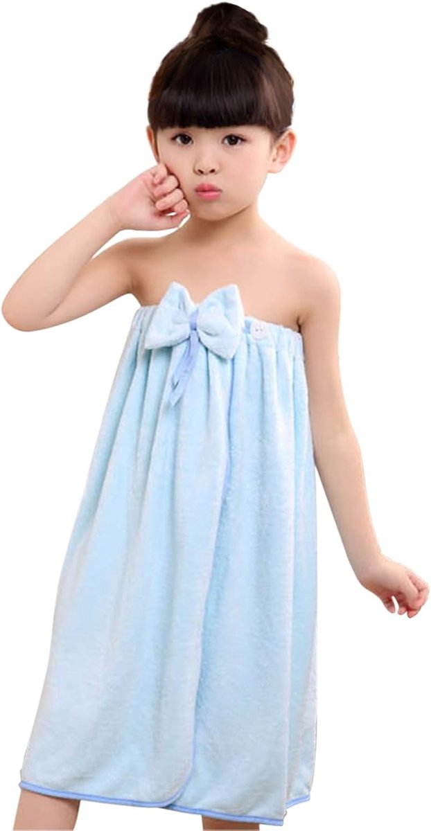 Sauna kilt meisjes - microvezel - schattige strik - perfect voor sauna of zwembad - SnelShoppen