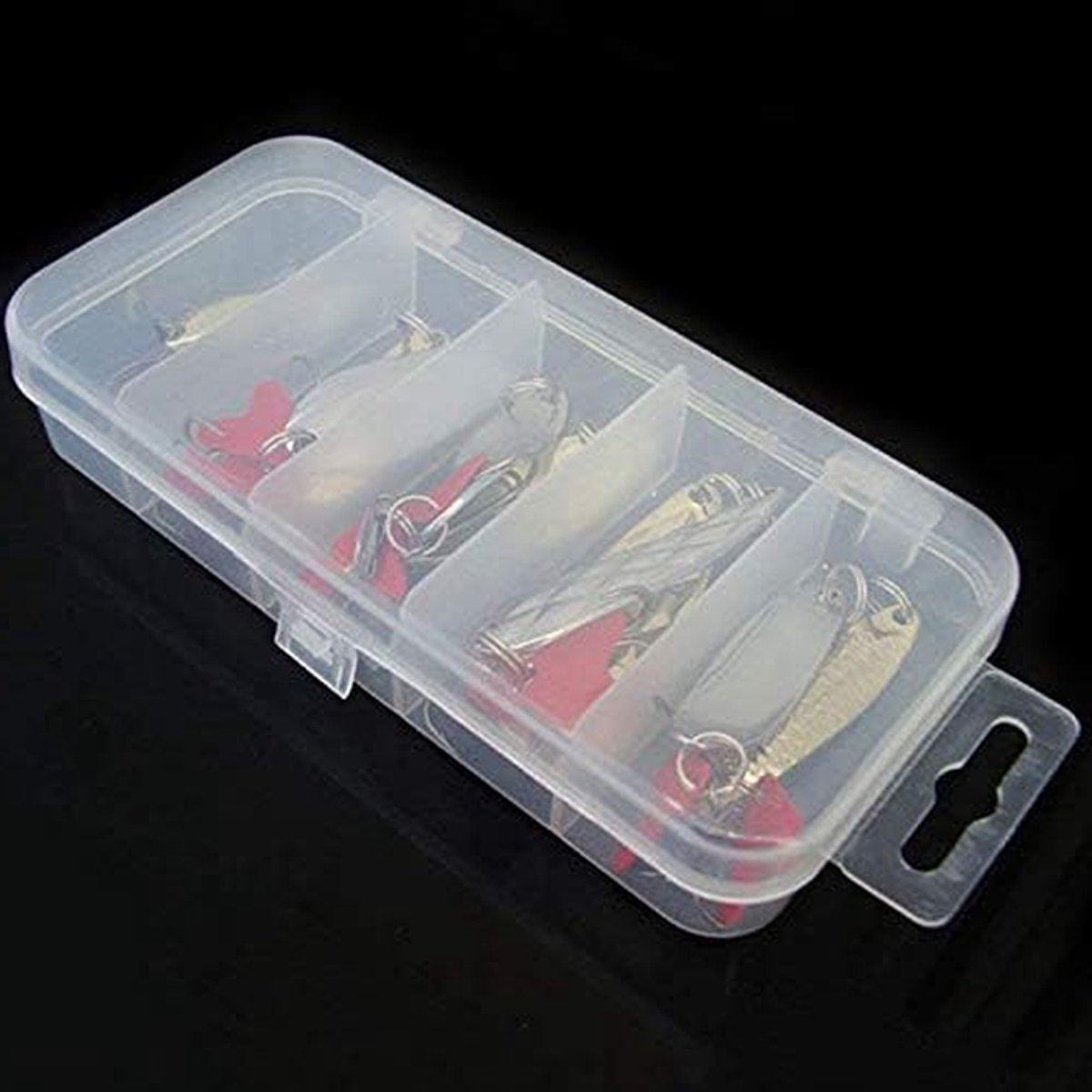 Vissen Lokken Set - Spinner Aas - Vissen Vangen - Levensechte Zwemactie - 10 Stuks - Rood Messing Zilver