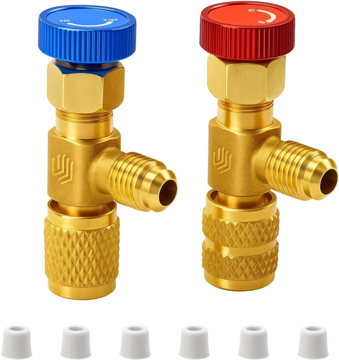 Set van 2 koelmiddelvuladapters