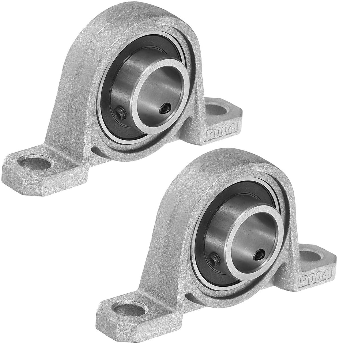 Lagerblok kussen 13/16"/20mm gat, 2 stuks verticale behuizing legering zink staal gemonteerd flens lagers auto compensatie inzetstuk kogellagers
