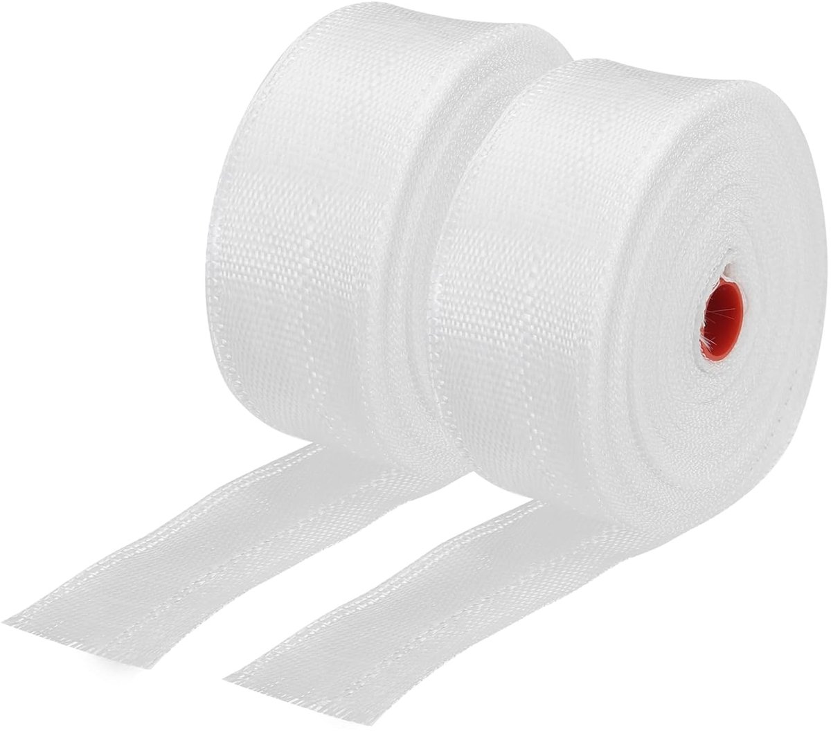 Glasvezeltape, glasvezel, glasvezel, weefsel, isolatietape, 30 m x 30 mm x 0,17 mm, voor versterking, reparatie, 2 stuks