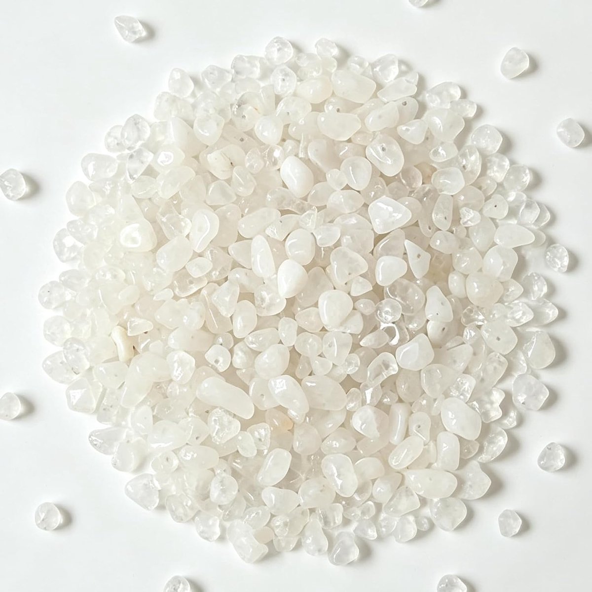 set om te rijgen, 500 stuks, onregelmatige chips, 5-8 mm, natuurlijke geboorde edelstenen, witte sierkralen met gat voor het maken van armbanden, halskettingen, oorbellen en