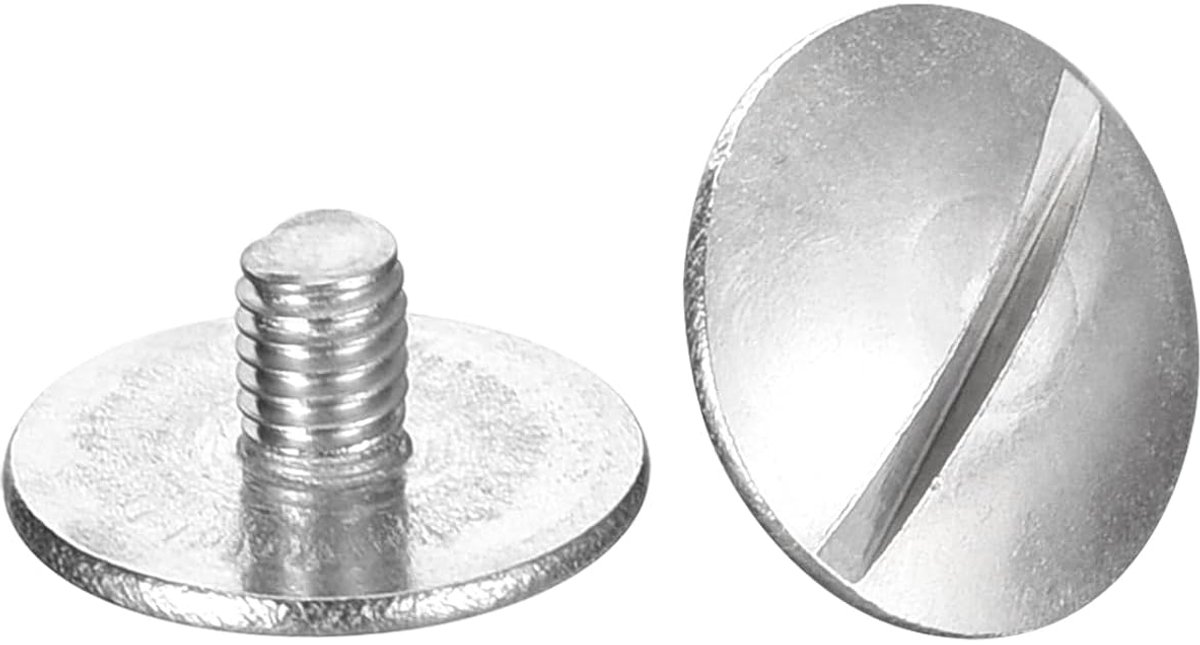 M3 x 4 mm extra grote geribbelde platte kopschroeven, 8 stuks ronde kopschroeven van roestvrij staal 304