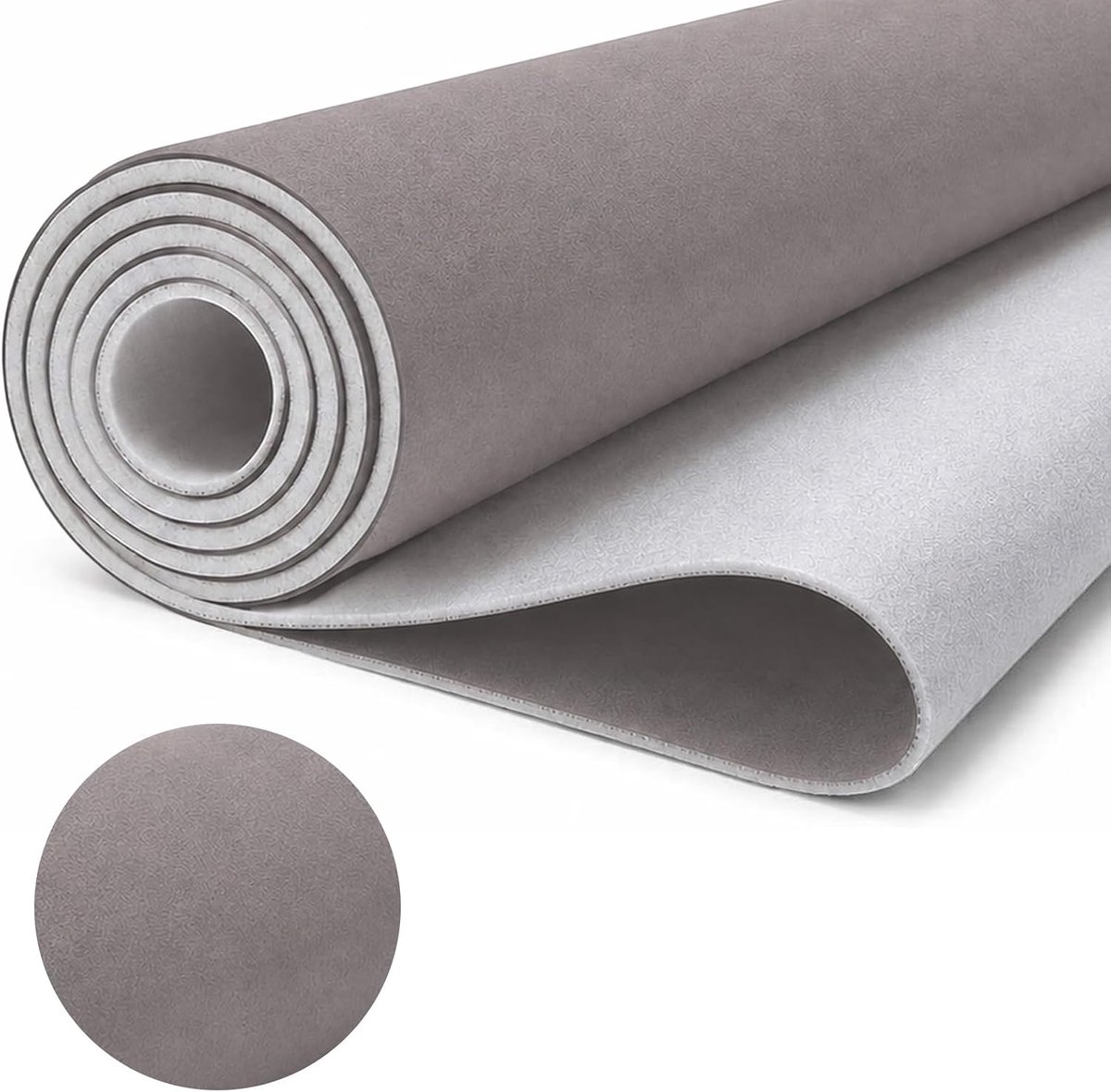 Stof, met 4 mm schuimrubberen rug, 200 cm × 150 cm, donkergrijs | Hemelstof, suède-look, kunstleer, binnenbekleding, bekleding voor auto, caravan, boot, camper, doe-het-zelf