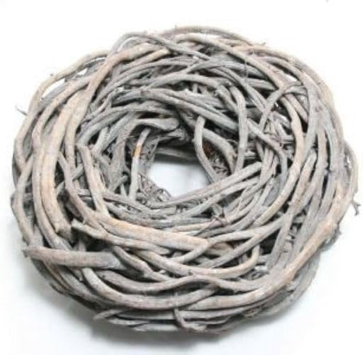 Wikkeldecoratie natuurvines - bruin 48 cm - sfeervolle wanddecoratie - perfect voor binnen - SnelShoppen