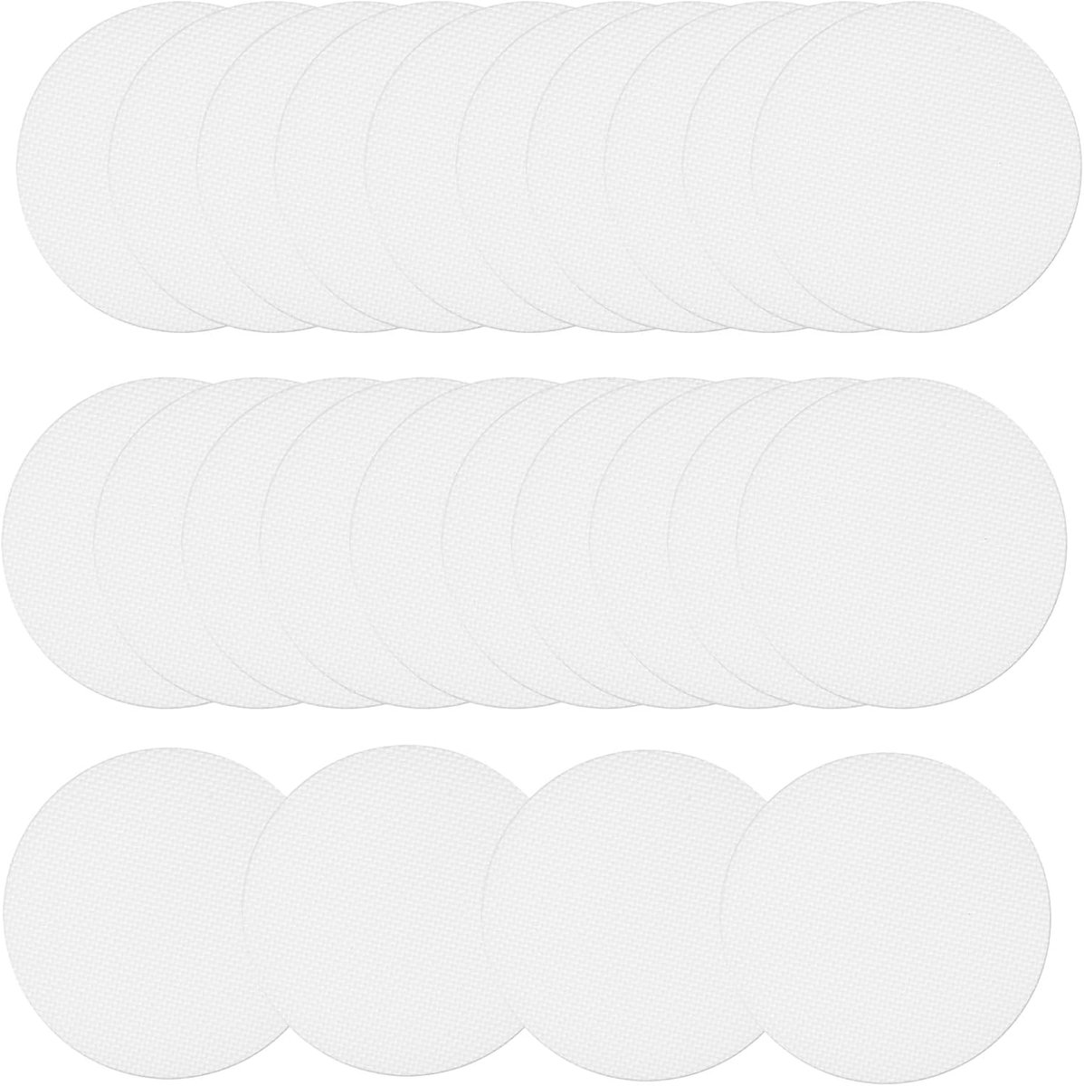 24 stuks antislipstickers, veiligheidsstickers, antislip antislipmatten, transparante antislippads, 8 cm, voor douche en bad, rond