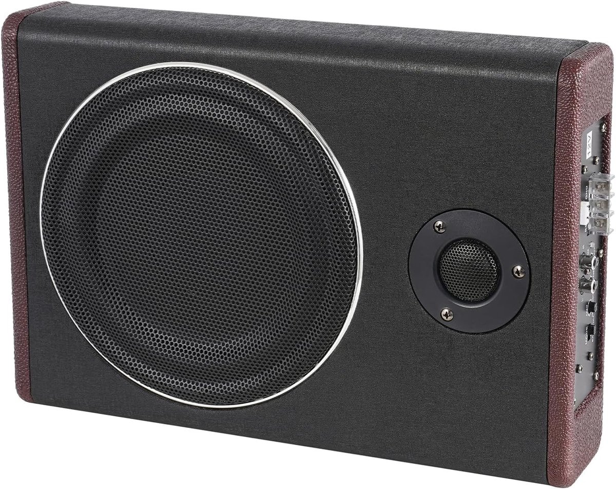 Actieve subwoofer 8 inch - met versterker - 600W piekvermogen - krachtige bas voor auto - SnelShoppen