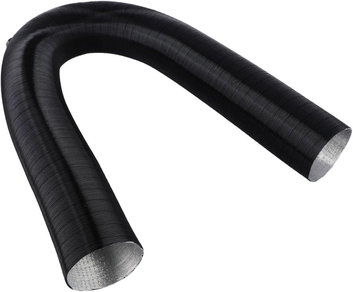 Aluminium luchtkanaalslang 60-300 cm, 75 mm diameter flexibele buis, Diesel luchtverwarmer kanaalslang voor RV Camper Trailer Parking Heater, Hittebestendige Pijp (200CM)