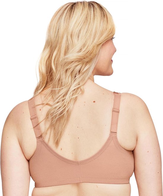 1210 MagicLift Beha met natuurlijke vorm voor vrouwen, grote maten, betere houding, zonder beugel., Cappuccino, 120C — afbeelding 5