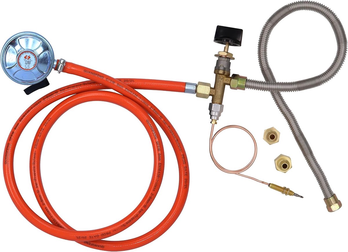 Propaanregelaar 27mm 37mbar - Drukverlagingsventiel - Stijlvol ontwerp - Voor optimale gasverdeling - ShopVlot