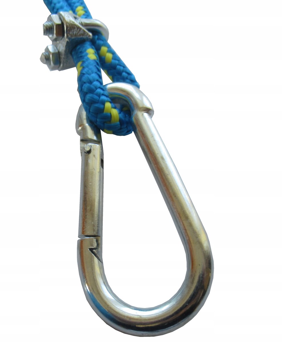 Kabelklem voor touw 14 mm - Staal en Kunststof