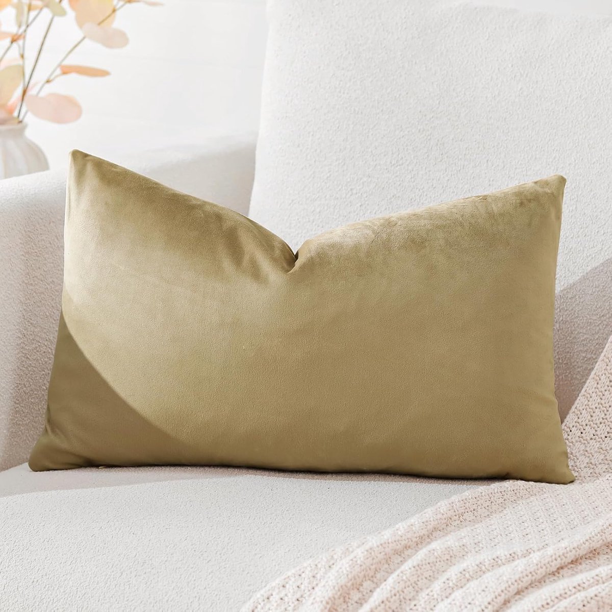 Cushion covers 16 x 24 inch - luxe velvet - super zacht - perfect voor op de bank - ShopVlot