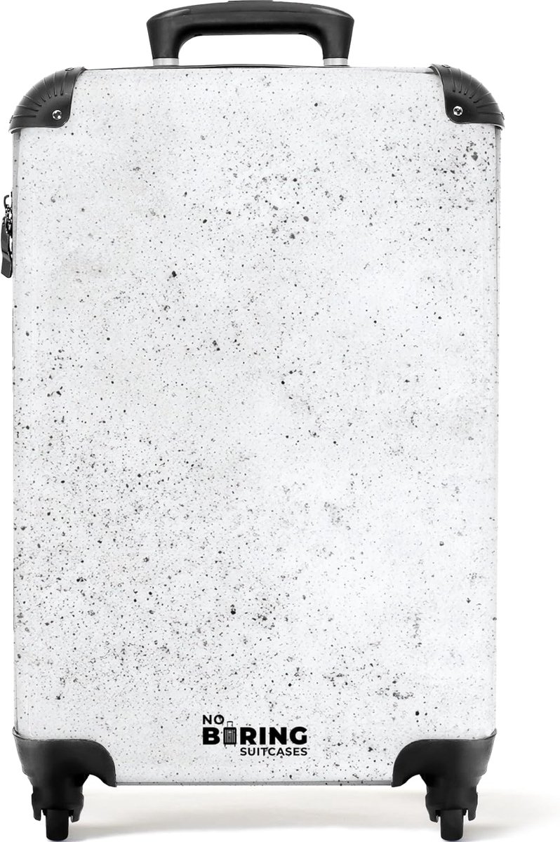 Reistas 55x35x20cm - Lichtgrijs - Betonnen structuur - Eenvoudig te vervoeren - ShopVlot